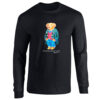 Ralph Lauren Polo Bear Preppy Winter Look Long Sleeve T-Shirt – Unisex Premium Fit