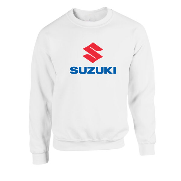 Suzuki Logo Crewneck Sweatshirt – Unisex Premium Fit - Image 4